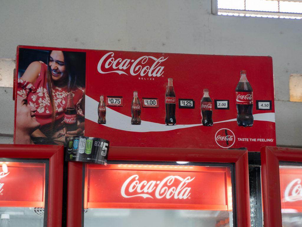 Coca Cola prices in Belize